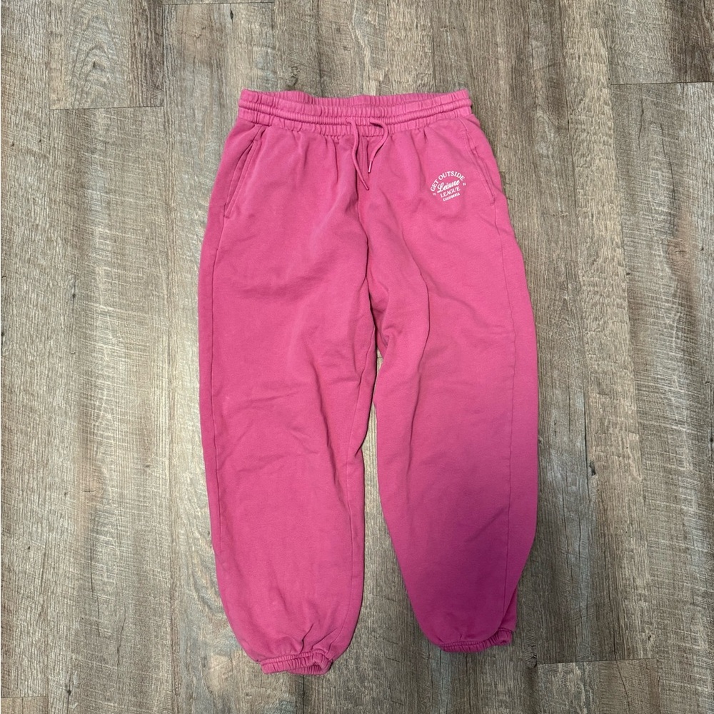 Women’s pink old navy sweatpants